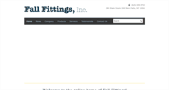 Desktop Screenshot of fallfittings.com